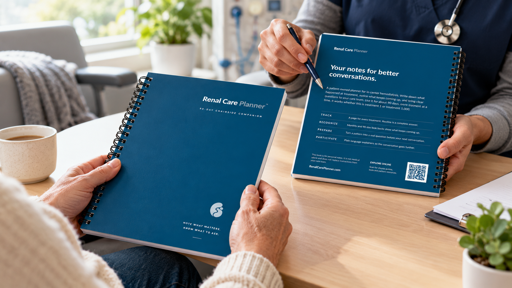 Current Renal Care Planner 90-Day Chairside Companion spiral-bound print planner