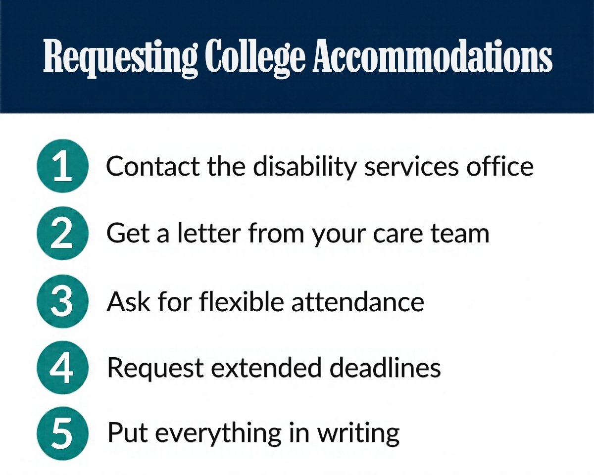 College accommodation request steps
