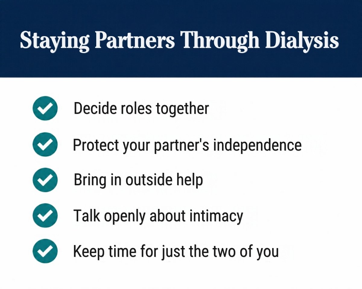 Staying partners through dialysis