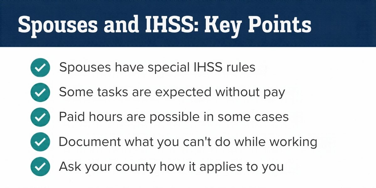 IHSS checklist for spouse caregivers