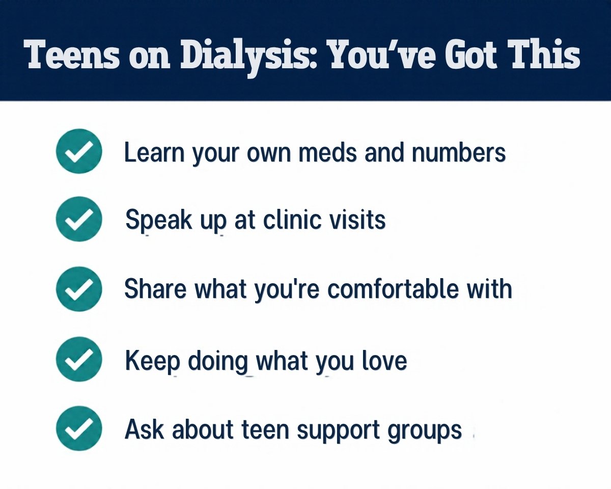 Tips for teens on dialysis