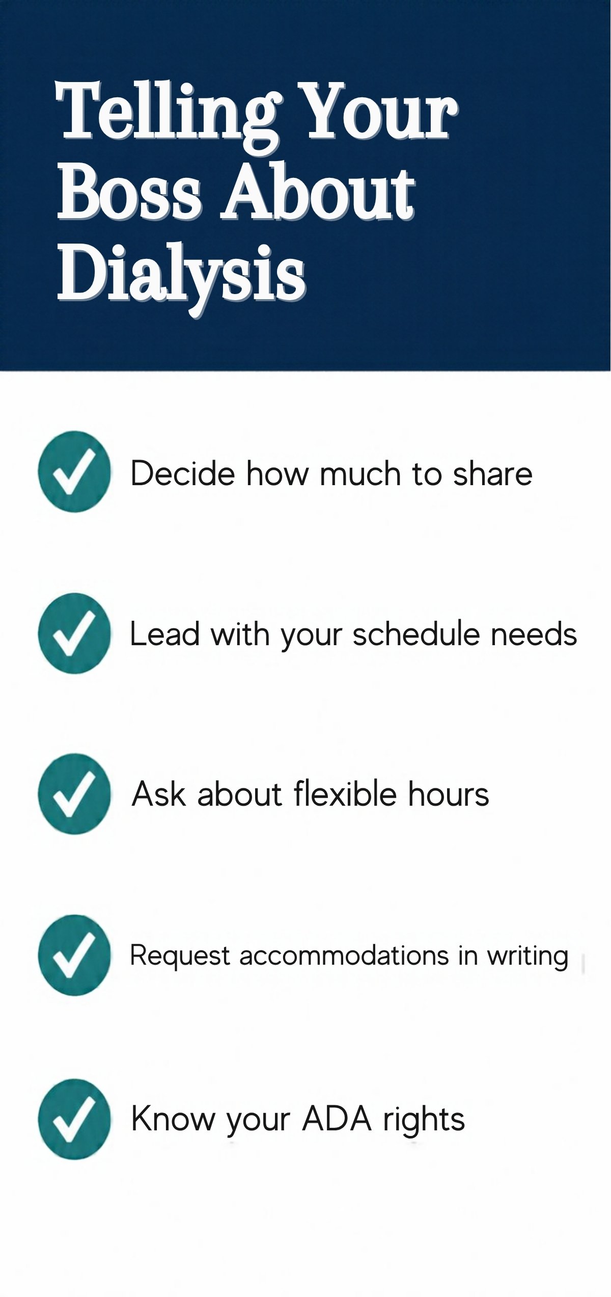 Tips on telling your boss